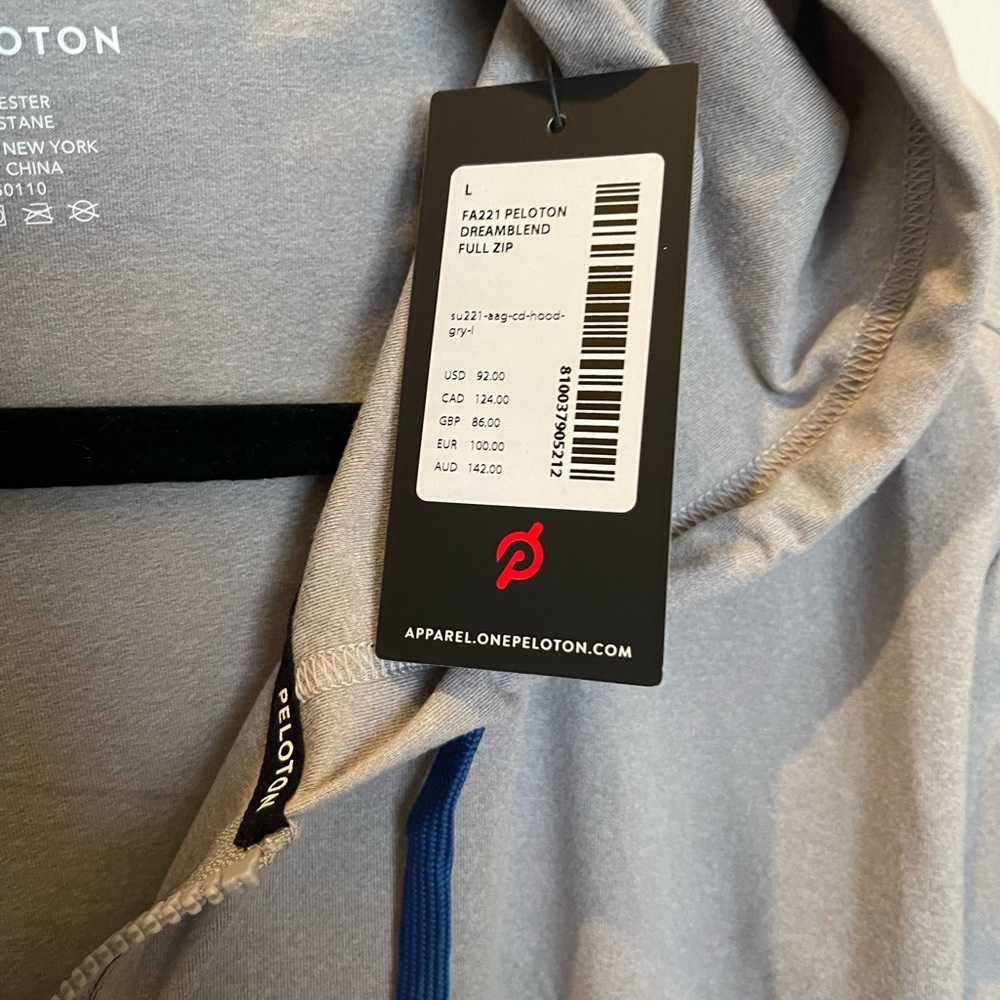 Peloton zip up jacket new with tags - Picture 4 of 6